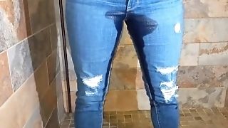 Wifey Urinating In Her Pants